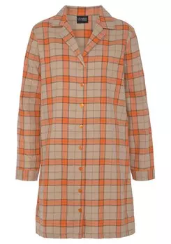 Ночная рубашка VIVANCE, цвет Beige/Orange