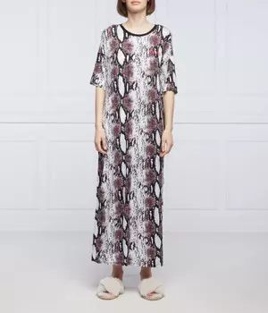Ночная рубашка женская Dkny Sleepwear длинная со змеиным принтом, мультиколор
