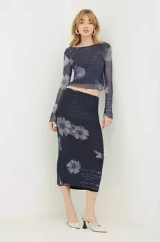 НОНА юбка Desigual, темно-синий