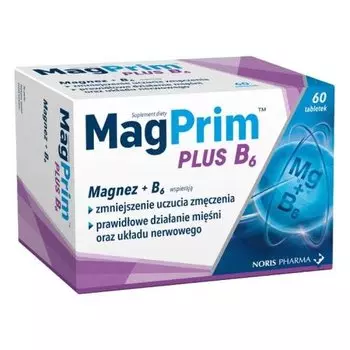 Noris Pharma, Магний Магприм Плюс B6, 60 таблеток. Inna marka