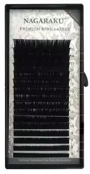 Норковые ресницы Nagaraku Premium D 0,20, смесь, 16 полосок Project Lashes
