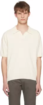 NORSE PROJECTS Белое поло Leif