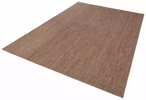 NORTHRUGS ковер "Match", прямоугольный, для дома и улицы, короткий ворс, ковер, современный, однотонный, гостиная, балкон 120х170 см, коричневый
