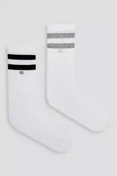 Носки (2 пары) Calvin Klein, белый