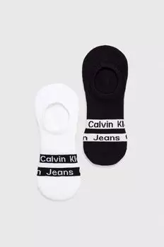 Носки , 2 пары Calvin Klein, белый