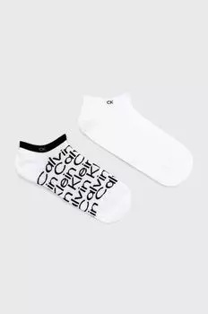 Носки (2 пары) Calvin Klein, белый