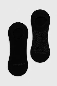 Носки , 2 пары Calvin Klein, черный