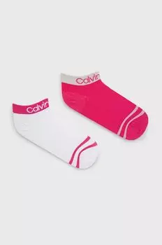 Носки (2 пары) Calvin Klein, розовый