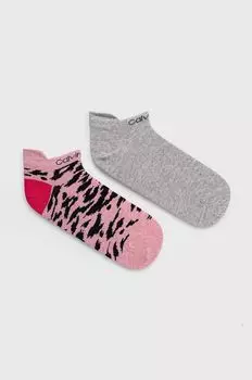 Носки (2 пары) Calvin Klein, розовый