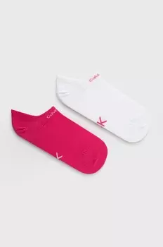 Носки 2 пары Calvin Klein, розовый