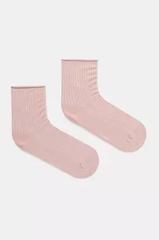 Носки 2 пары Calvin Klein, розовый