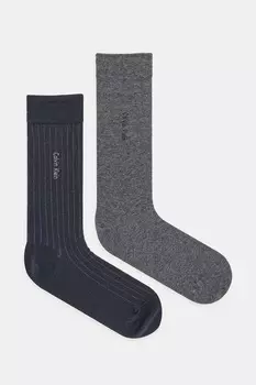 Носки 2 пары Calvin Klein, серый