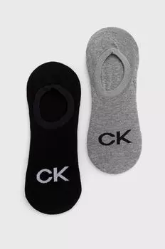 Носки (2 пары) Calvin Klein, серый
