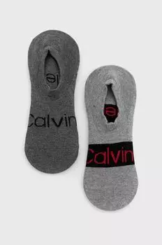 Носки (2 пары) Calvin Klein, серый