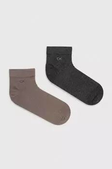 Носки (2 пары) Calvin Klein, серый