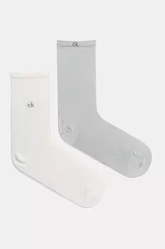 Носки 2 пары Calvin Klein, серый