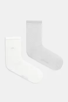 Носки 2 пары Calvin Klein, серый