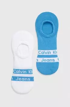 Носки , 2 пары Calvin Klein, синий