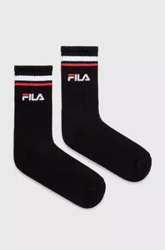 Носки , 2 пары Fila, черный