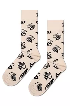 Носки - 2 пары Happy Socks, бежевый