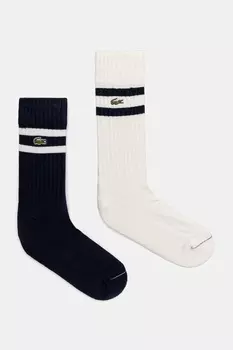 Носки 2 пары Lacoste, темно-синий