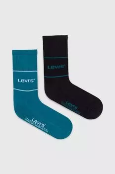 Носки , 2 пары. Levi's, черный