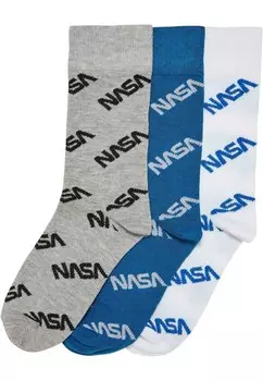 Носки 3 PACK Mister Tee, синий