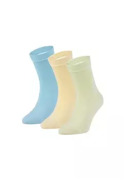 Носки 3 PACK Zooksy, светло-голубой