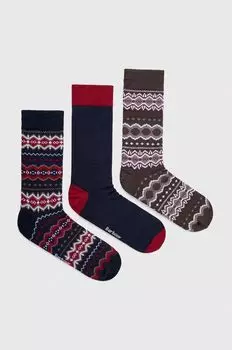 Носки , 3 пары Barbour, темно-синий