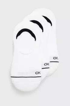 Носки (3 пары) Calvin Klein, белый