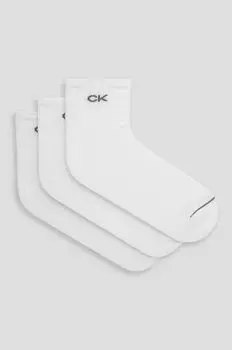 Носки (3 пары) Calvin Klein, белый