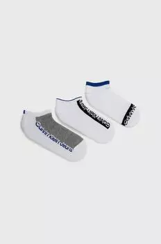 Носки (3 пары) Calvin Klein, белый