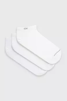 Носки (3 пары) Calvin Klein, белый