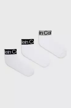 Носки (3 пары) Calvin Klein, белый