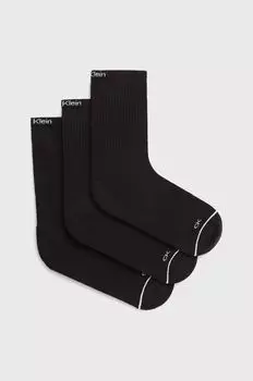 Носки (3 пары) Calvin Klein, черный