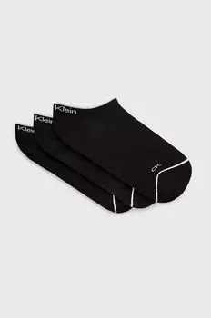 Носки (3 пары) Calvin Klein, черный
