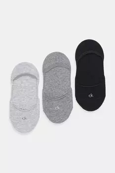 Носки 3 пары Calvin Klein, серый