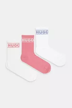 Носки 3 пары Hugo, белый