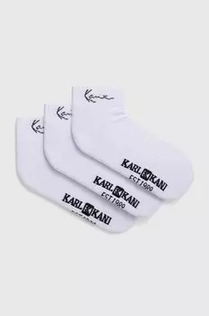 Носки 3 пары Karl Kani, белый