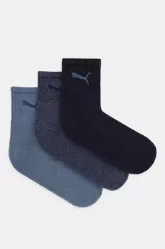 Носки (3 пары) Puma, темно-синий