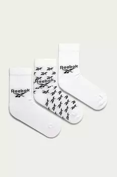 Носки (3 пары) Reebok, белый