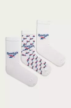 Носки (3 пары) Reebok, белый