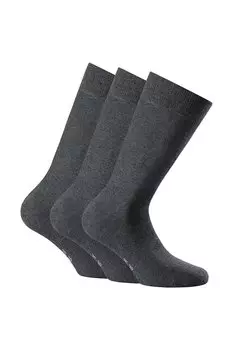 Носки , 3 пары Rohner Basic, серый