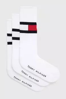Носки , 3 пары Tommy Hilfiger, белый
