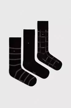 Носки , 3 пары Tommy Hilfiger, черный
