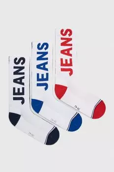 Носки , 3 пары Tommy Jeans, белый