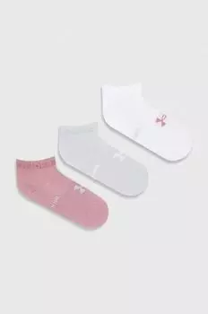 Носки (3 пары) Under Armour, розовый