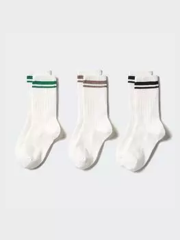 Носки 3 пары Uniqlo, белый