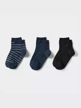 Носки 3 пары Uniqlo, синий
