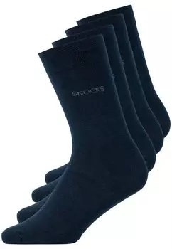 Носки 4 PACK SNOCKS, синий
